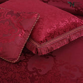 Heavy Palachi & Leather Bed Sheet Set – 4 Pcs Design Code 548 - Nishat Creative Store